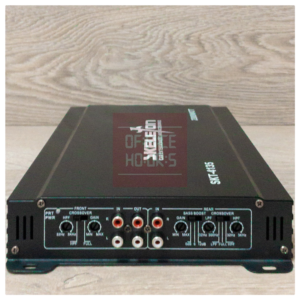 Skeleton Power Amplifier 4 Channel SKT-4135 Black and Silver