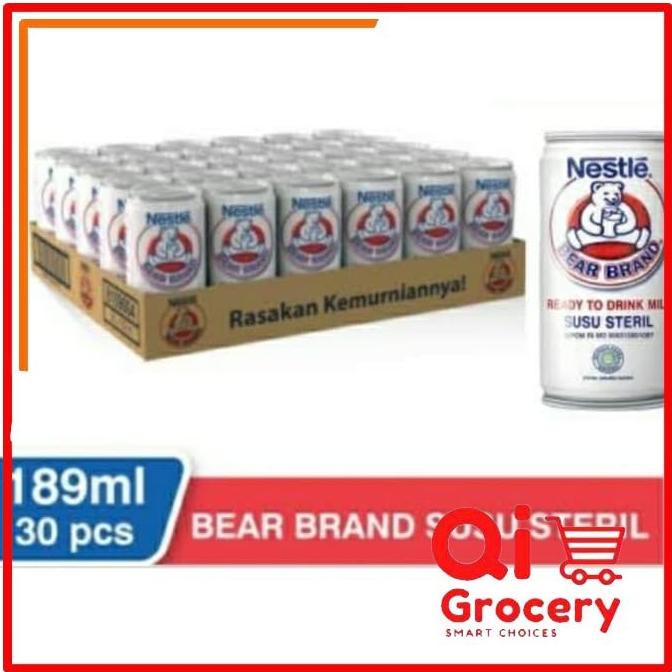 

[COD] Bear Brand Susu Beruang 189ml 30 pcs [COD]