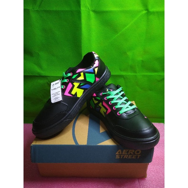 LIMITED AEROSTREET VOLT  NEON  HITAM 42