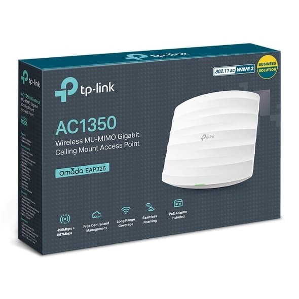 TPLINK EAP225 AC1350 Dualband Gigabit Wlan Accesspoint