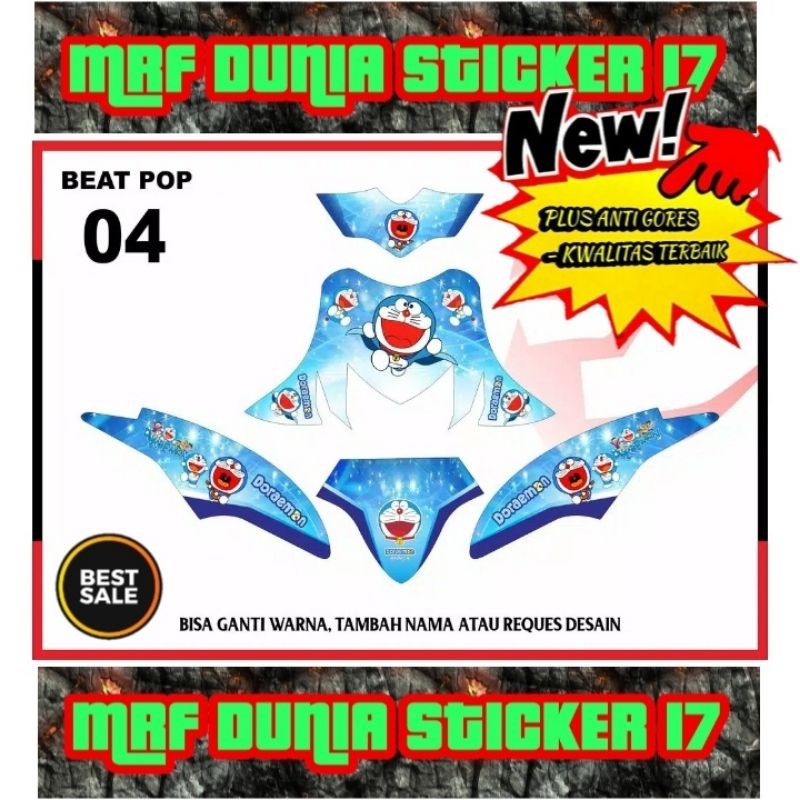 sticker dekal beat pop full body decal beat pop stiker  beat pop motor beat pop full body 04