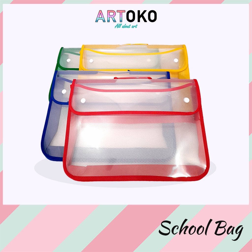 

School Bag Map Tas Kancing Plastik Figo