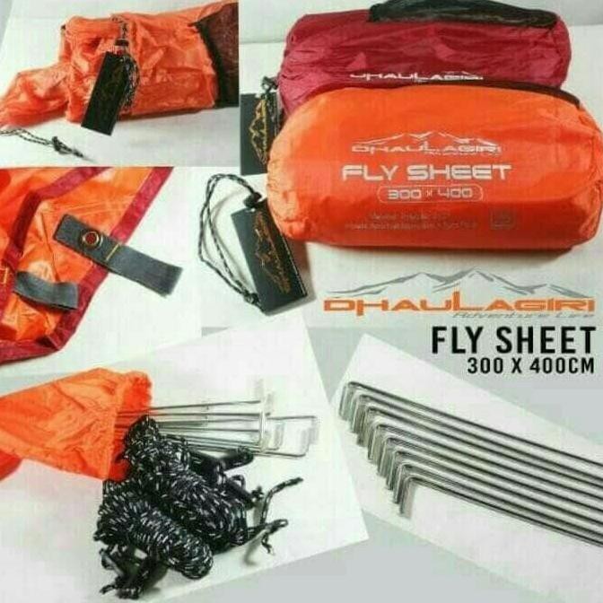 Hemat Flysheet Dhaulagiri 3 ×4 Cm Not Eiger Consina Rei Forester Bagus