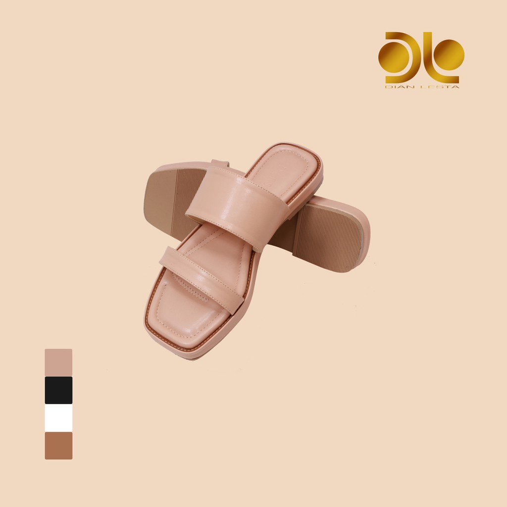 sandal flat wanita || KARINA || sandal wanita / sendal flat / sandal wanita kekinian / By DLESTA