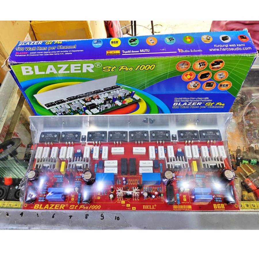 Kit Power Amplifier Stereo Blazer 1000W Blazer1000W Pro BELL BGR