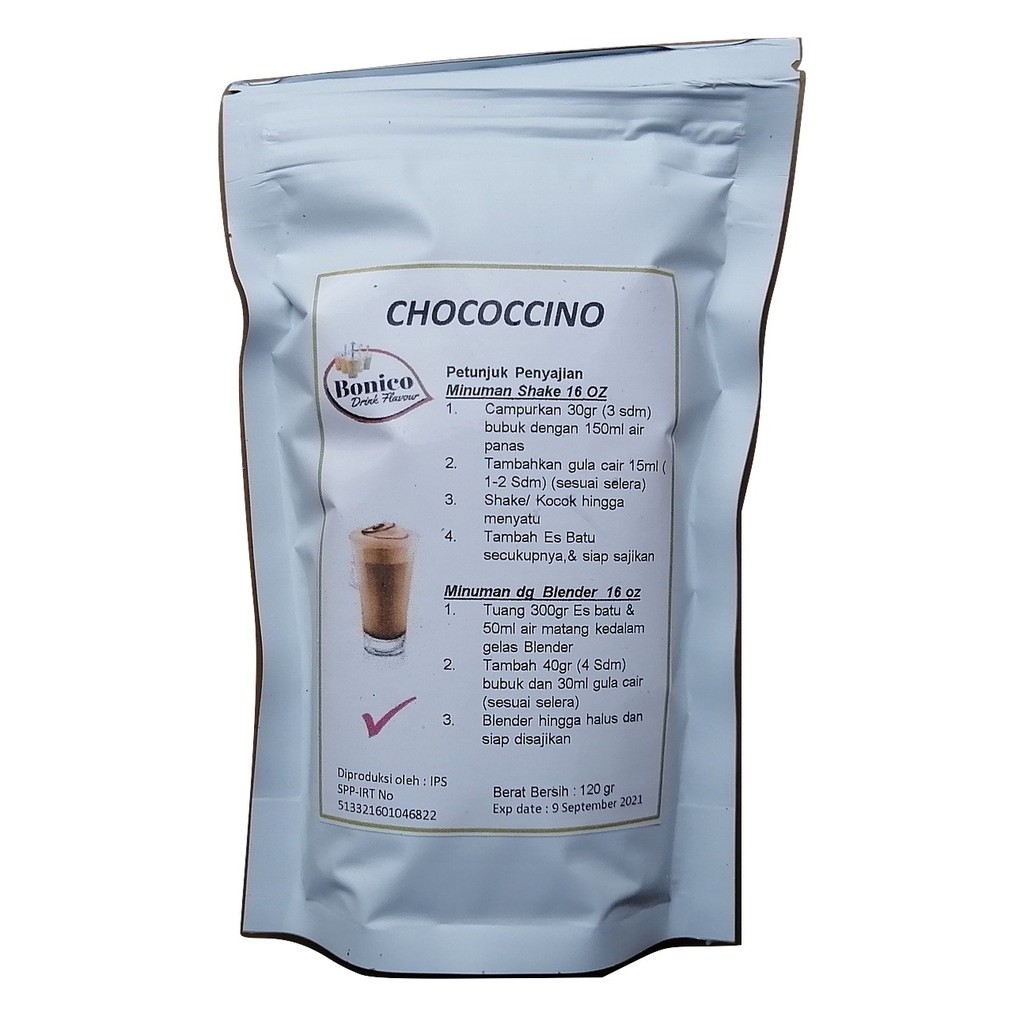 

BONICO CHOCOCINNO 120gr Bubuk minuman rasa CHOCOCINNO milk shake cococino serbuk minuman kekinian