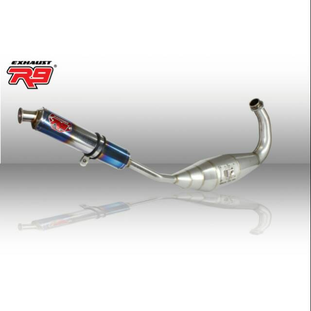 Knalpot R9 type neo mugero ninja 150 r/rr original