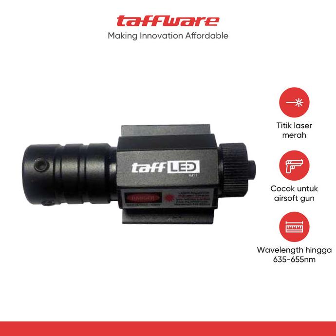 TaffLED Tactical Red Dot Laser Sight - HJ11 Star Seller