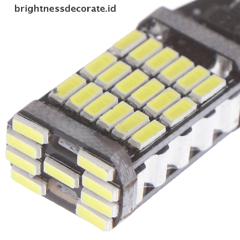 10pcs Lampu Belakang Mobil Led 45 Smd 4014 T15 W16W 6000k Warna Putih