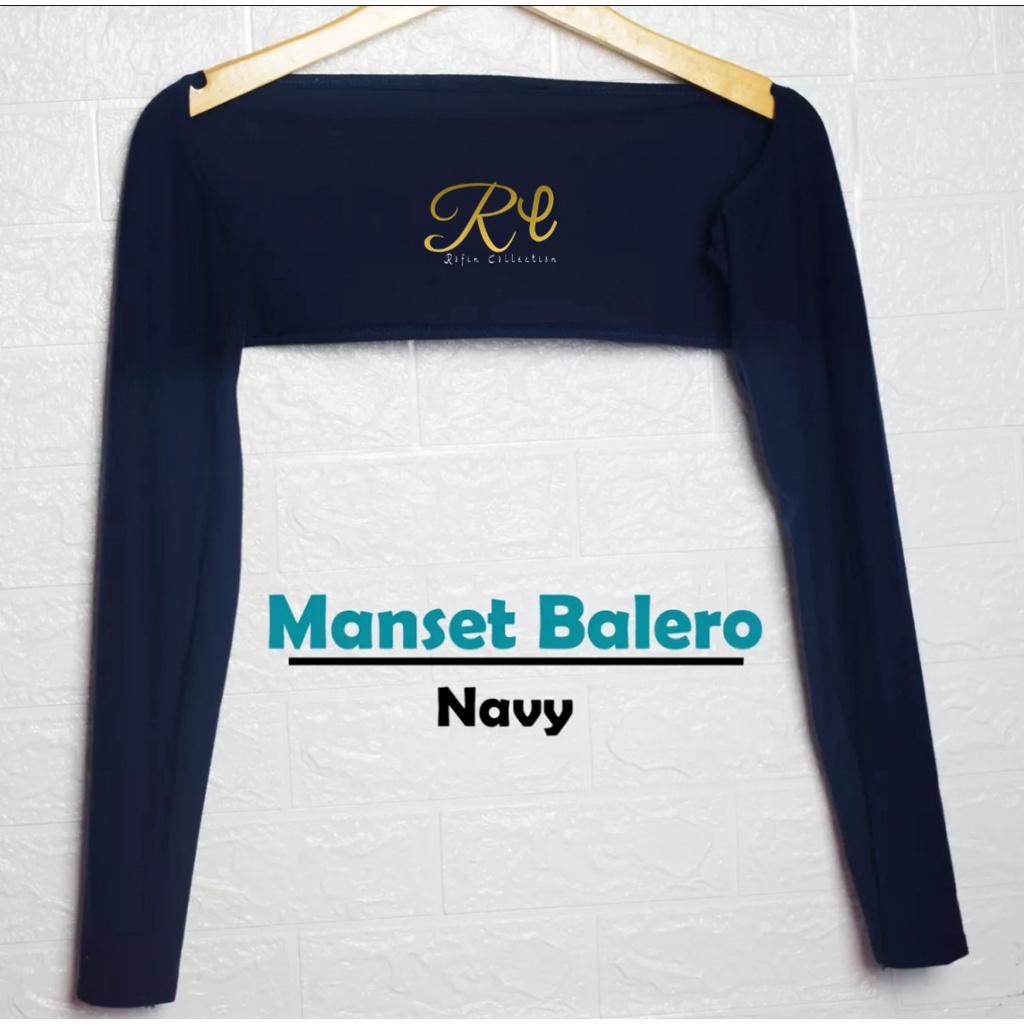 MANSET TANGAN COTRAY/MANSET SAMBUNG BOLERO-Navy
