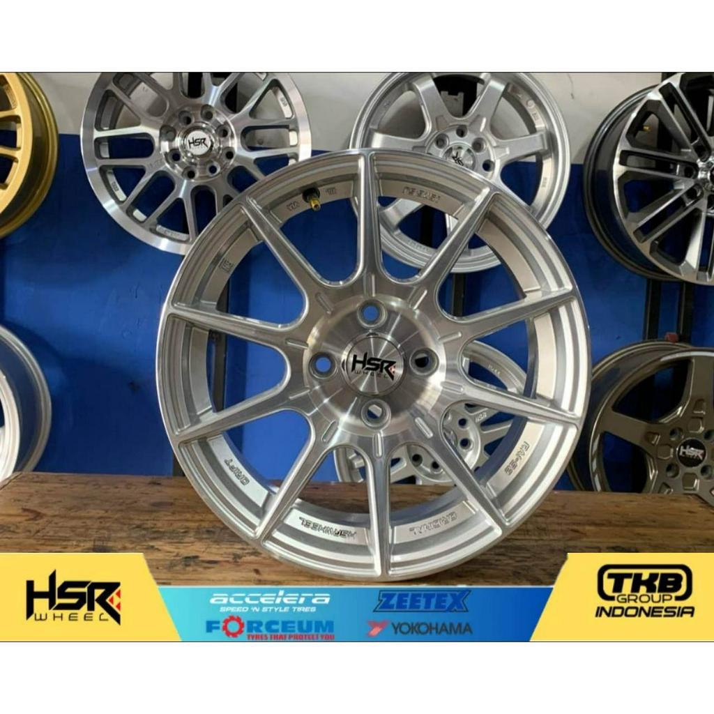 velg racing ring 16 velg mobil hsr r16 rai s2 lubang 4x100 buat jazz yaris brio mobilio agya calya