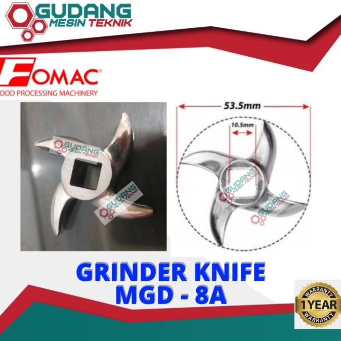 *****] SPAREPART MATA PISAU GILINGAN DAGING MEAT GRINDER MGD-8A FOMAC