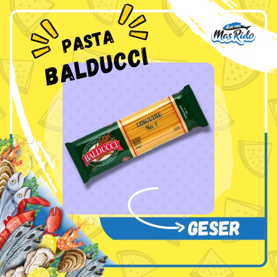 

Spaghetti Pasta Balducci San Remo Linguine Pasta Instan Lembut Murah