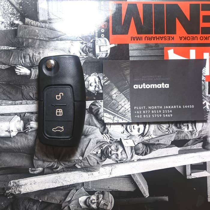Casing Kunci Ford Focus Mondeo Fiesta OEM FORD Flip Key