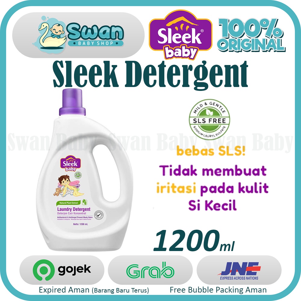 Sleek Baby Laundry Detergent Botol 1200ml