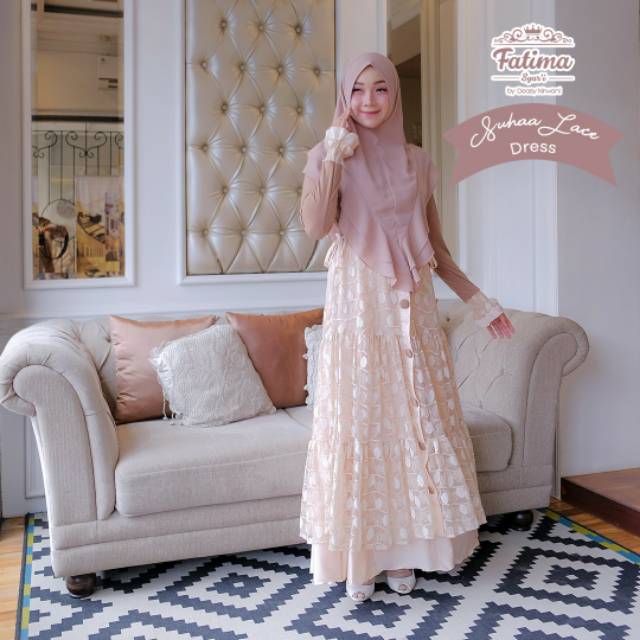 By Fatima Syari : Suhaa Lace dress