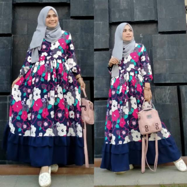 Gamis katun rempel
