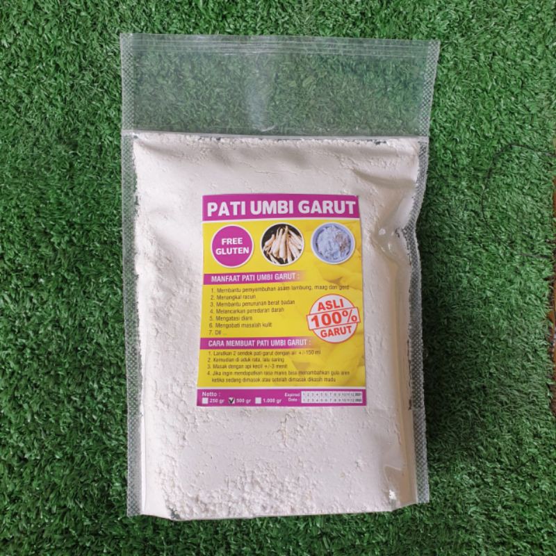 

Asli Tepung Pati Garut 250 gram & 500gram Solusi Asam Lambung Maag Gerd