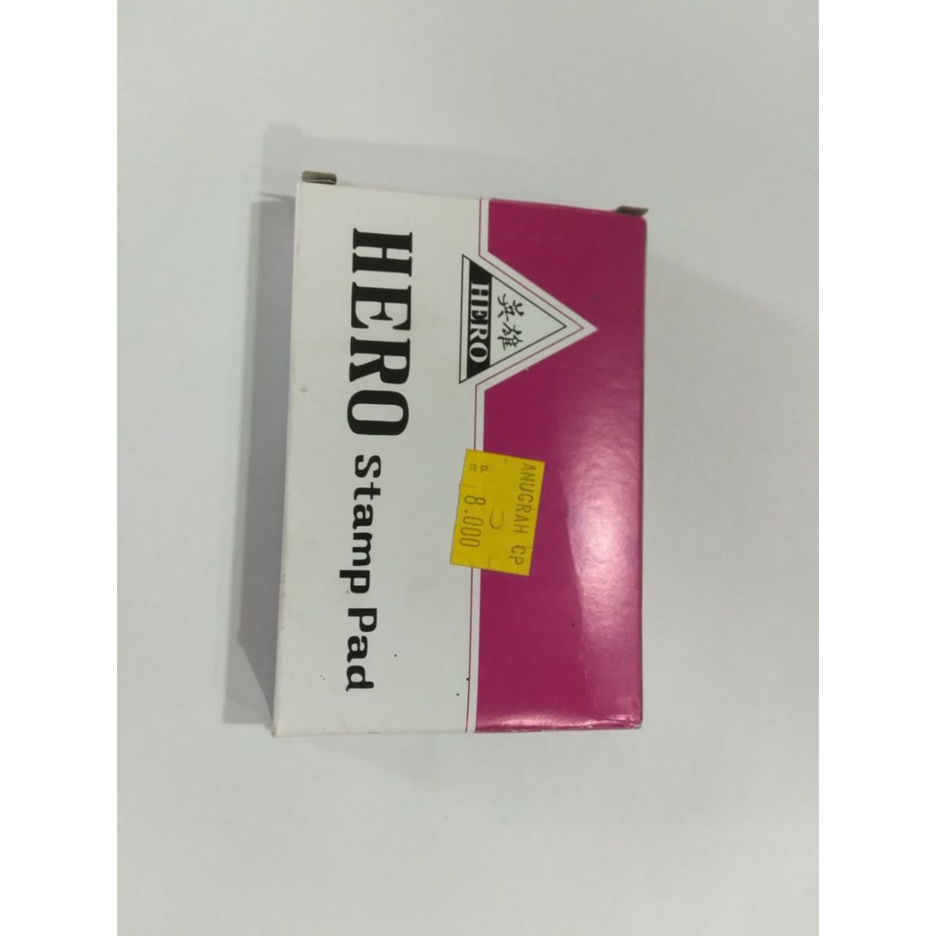 

HERO stamp pad Violet kecil (bantalan stempel runafleks)