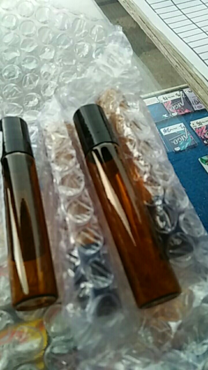 Botol Roll On 5ml Dengan Kepala Bola Baja Untuk Parfum/essential Oil