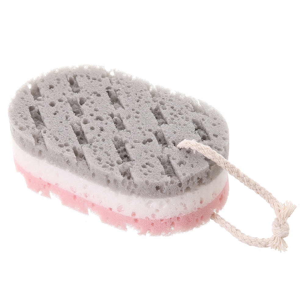 (SNAPCORNER)Sponge Bath Ball Soft Sponge Scrubber Body Brush Massage Brush Bathing Accessories Durable Wash Body Quick Foaming