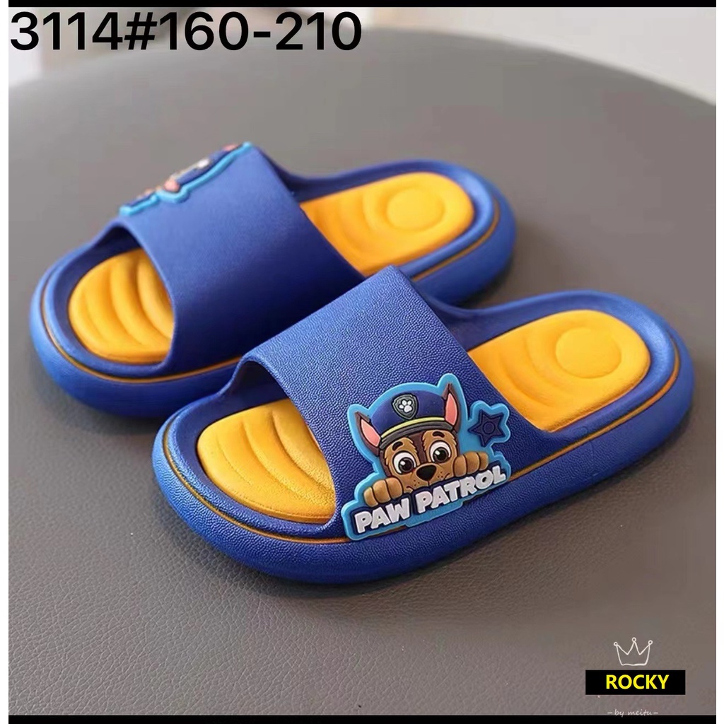 PAW PATROL SLIP ON SANDAL KIDS / sendal anak karet rubber / Sandal Anak / Sendal Anak / Sandal Karet Anak / Sandal Baim Anak / N0 Crocs Anak / Paw Patrol Sandal / Sandal Paw Patrol / Sendal Paw Patrol / Sandal Karakter Anak / Paw Patrol Anak / Paw Patrol