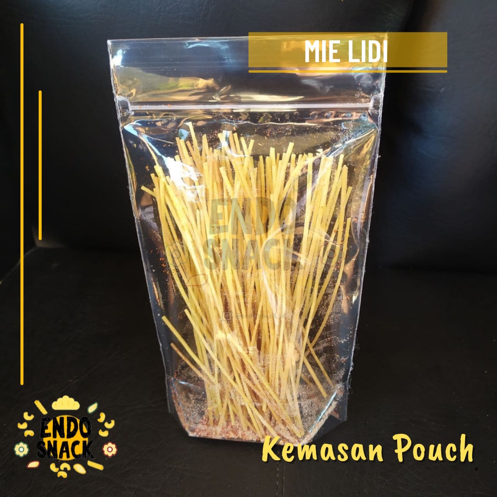 Mie Lidi Mie Biting Kemasan Pouch isi 100Gr