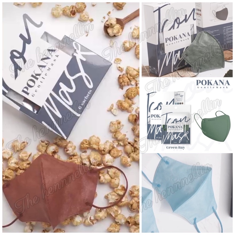 Pokana gentle mask/Pokana ladies mask/Pokana edisi lebaran/Icon mask