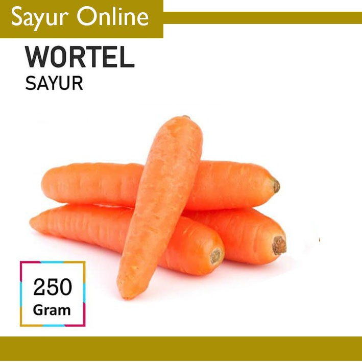 

WORTEL LOKAL - FRESH [250g]