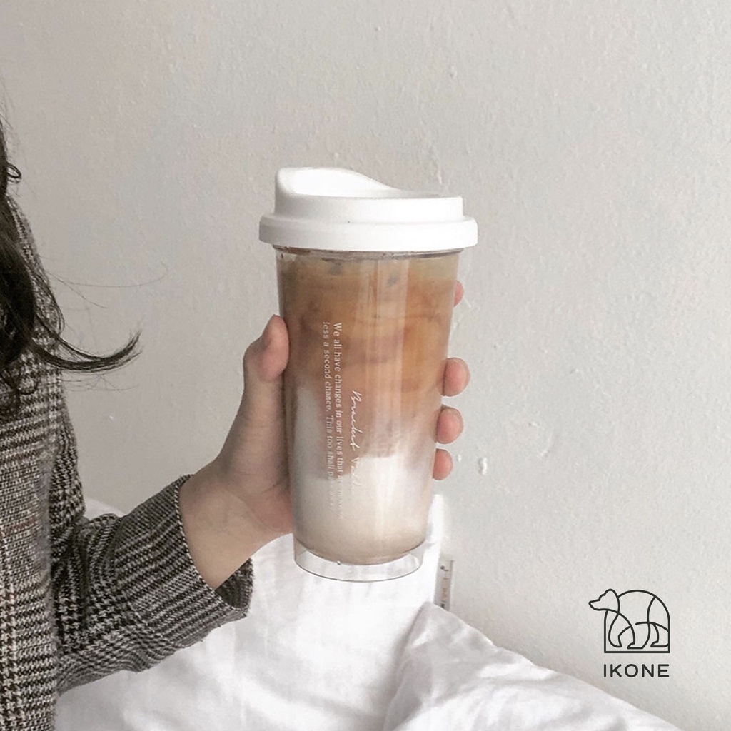 【IKONE】KOPA Botol Minuman Drinking Bottle Water Bottle Cup Coffee Tea Cangkir Kopi Teh Minuman Aesthetic Estetik Takeaway Cup Starbucks Mug Gelas