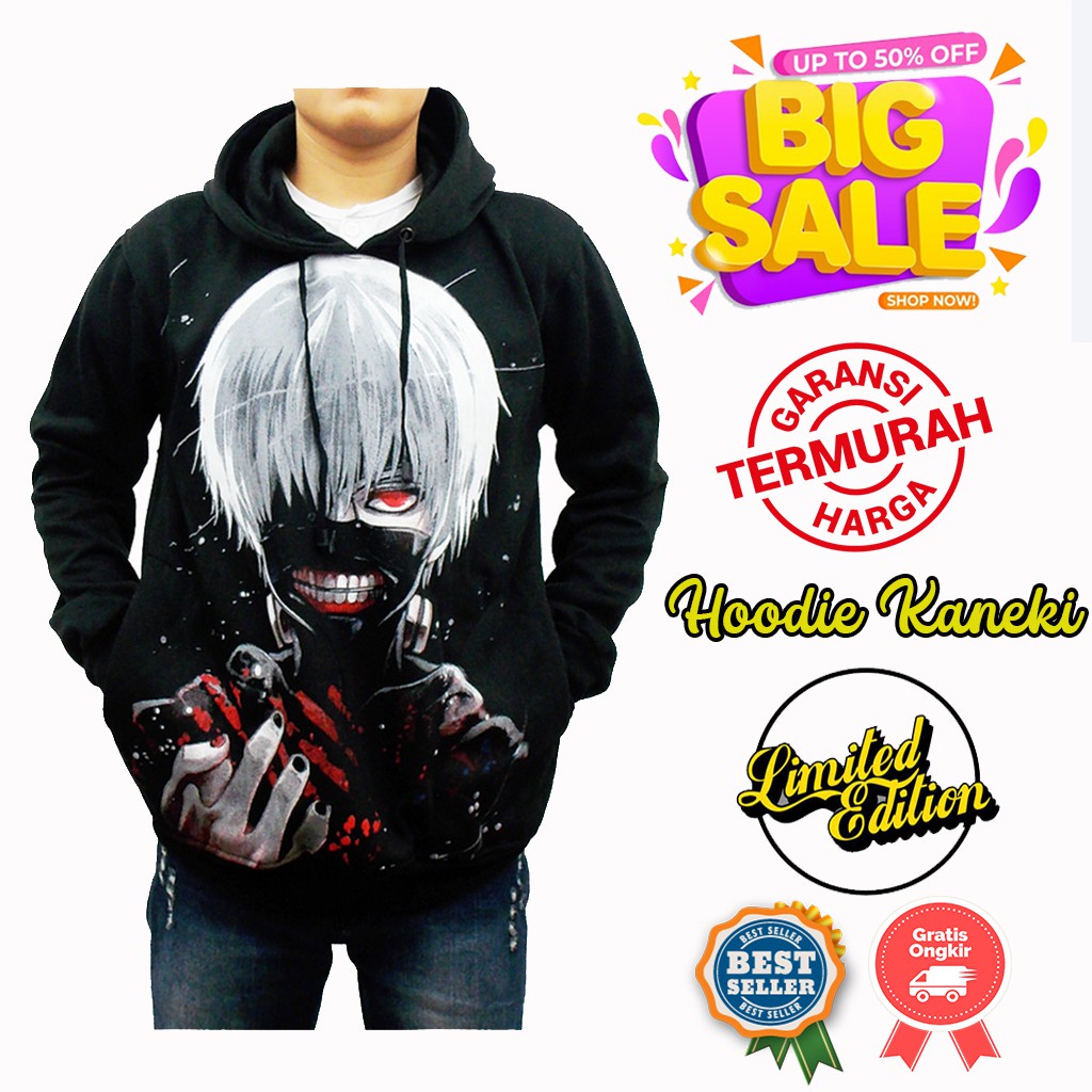 JAKET TOKYO GHOUL KANEKI JEPANG ANAK - ANAK DAN DEWASA