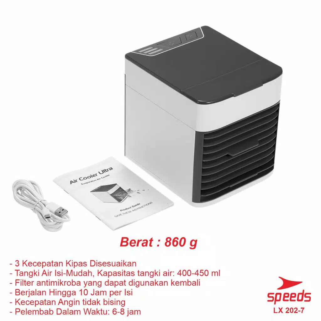 MAKASSAR: Kipas AC Mini Artic Pendingin Ruangan Sejuk Air cooler Kipas Air Portable Cocok Untuk Kos