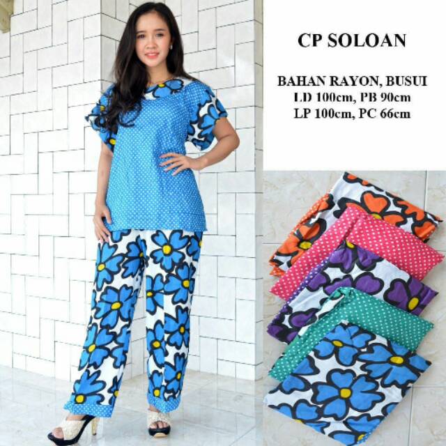 Stelan cp celana  panjang  piyama putri  Shopee Indonesia