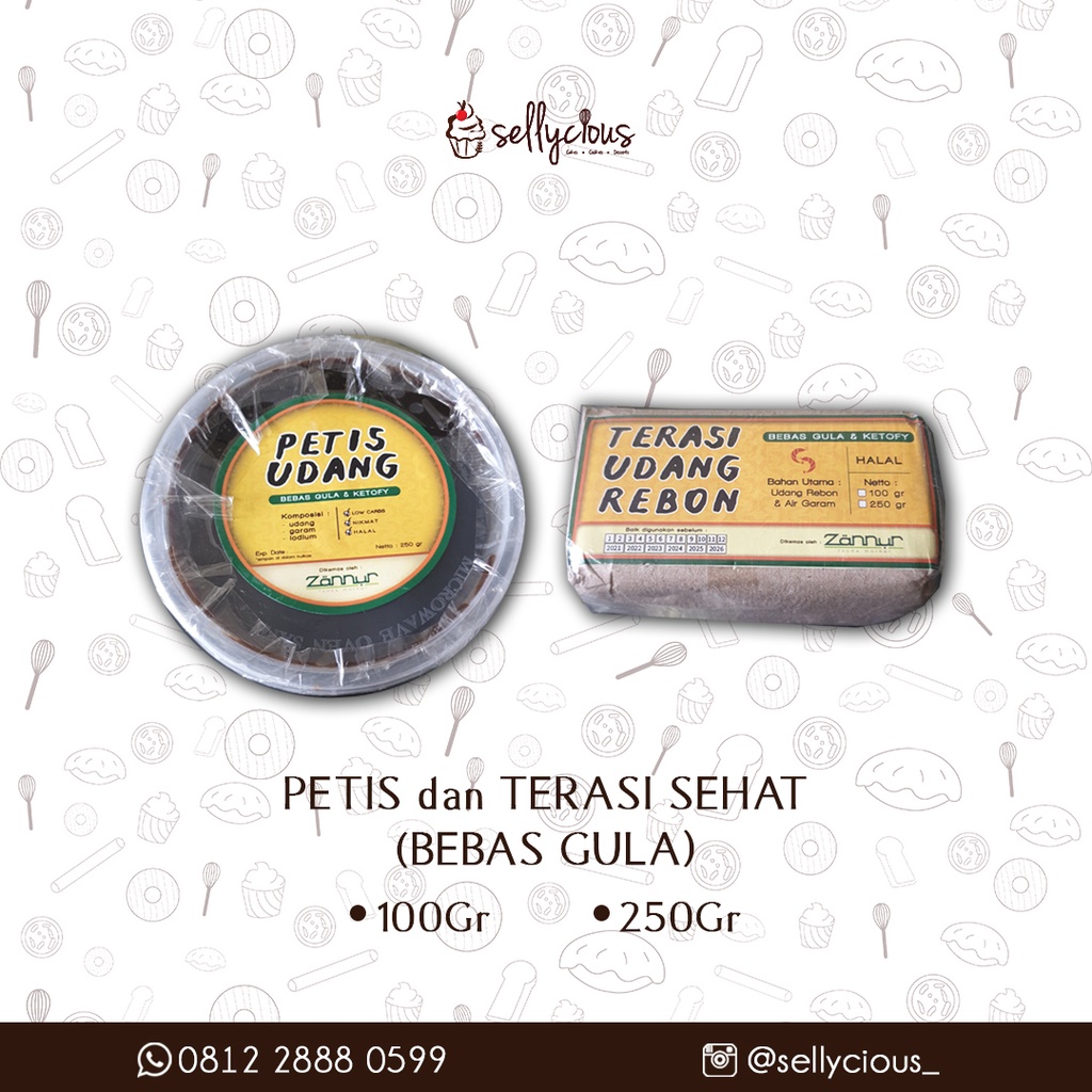 

Petis dan Terasi Sehat - Keto - DEBM Sugar Free Repack 100Gr