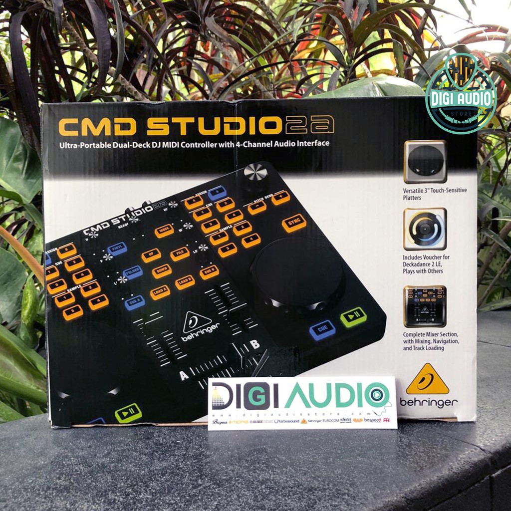 Behringer CMD Studio 2A DJ Controller Software Traktor Ableton Virtual DJ etc.