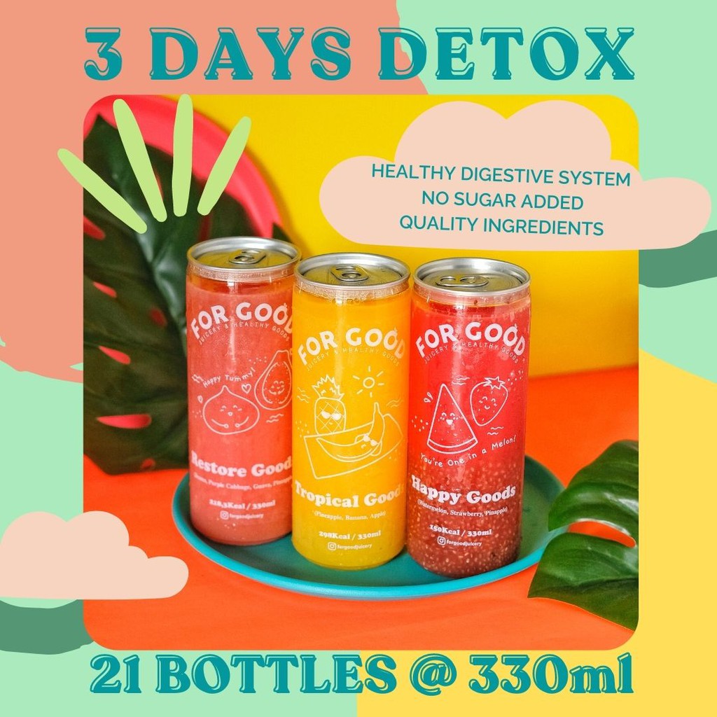 

FOR GOOD 3 DAYS DETOX COLD PRESSED JUICE