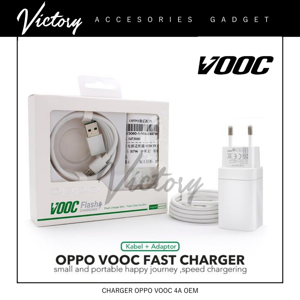 FAST CHARGER OPPO VOOC 5V/4A MICRO USB 7 PIN ORIGINAL OEM