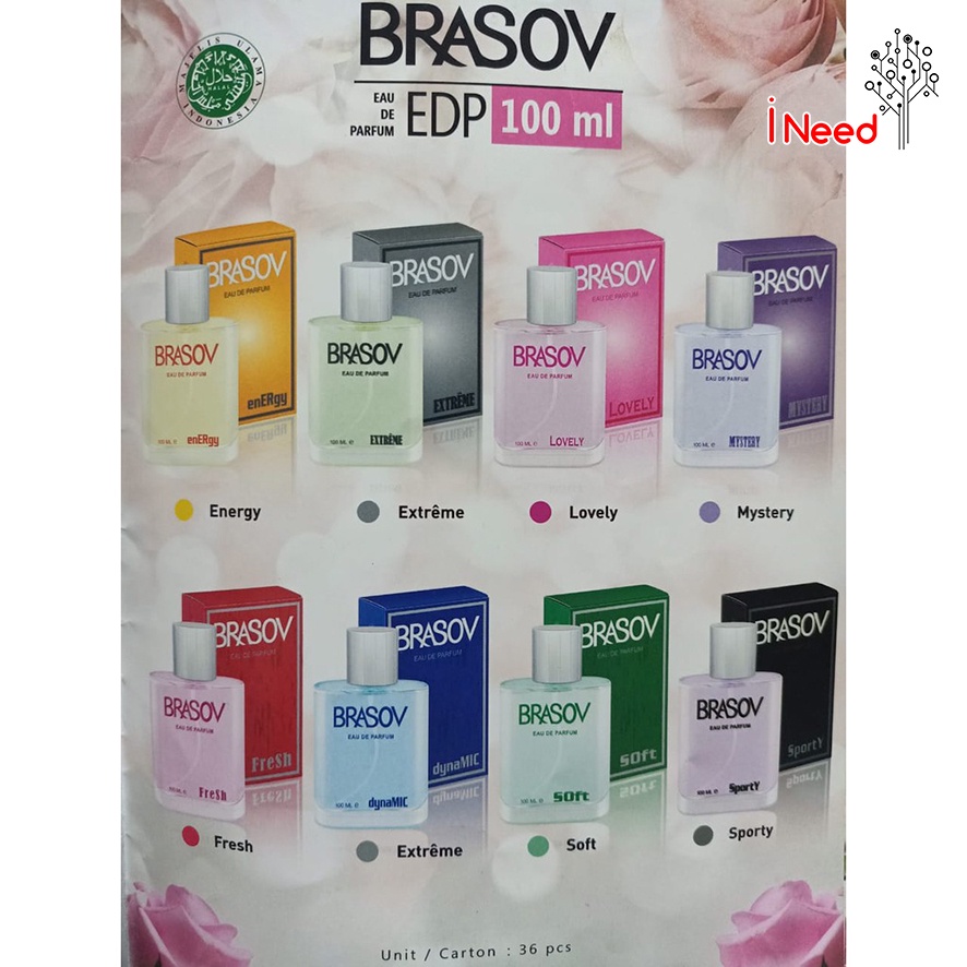 (INEED) ( 100 ML ) PARFUM BRASOV EDP 100ML - PARFUM BRASOV 100ML