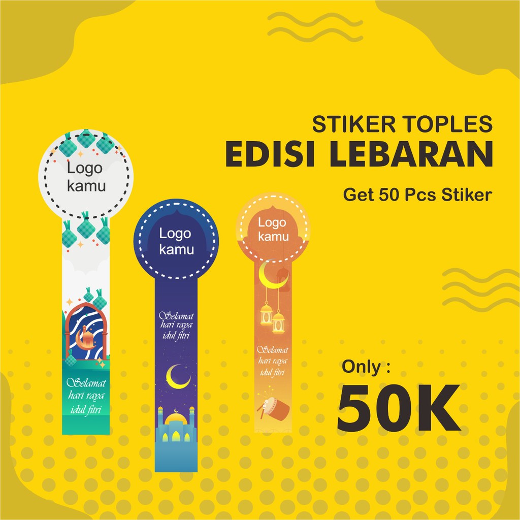 

STIKER TOPLES/ LABEL/ STIKER LEBARAN/ STIKER TOPLES KUE/ STIKER MURAH