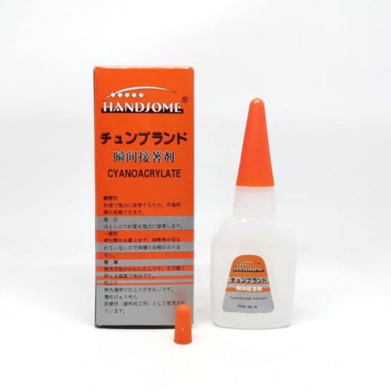 Lem korea serbaguna super glue perekat power blu cair tetes