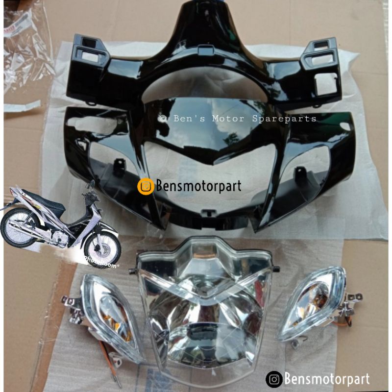 Cover Batok Honda Karisma 125 / Batok Fullset Reflektor Lampu Depan Sein Karisma X / Batok Head Lamp