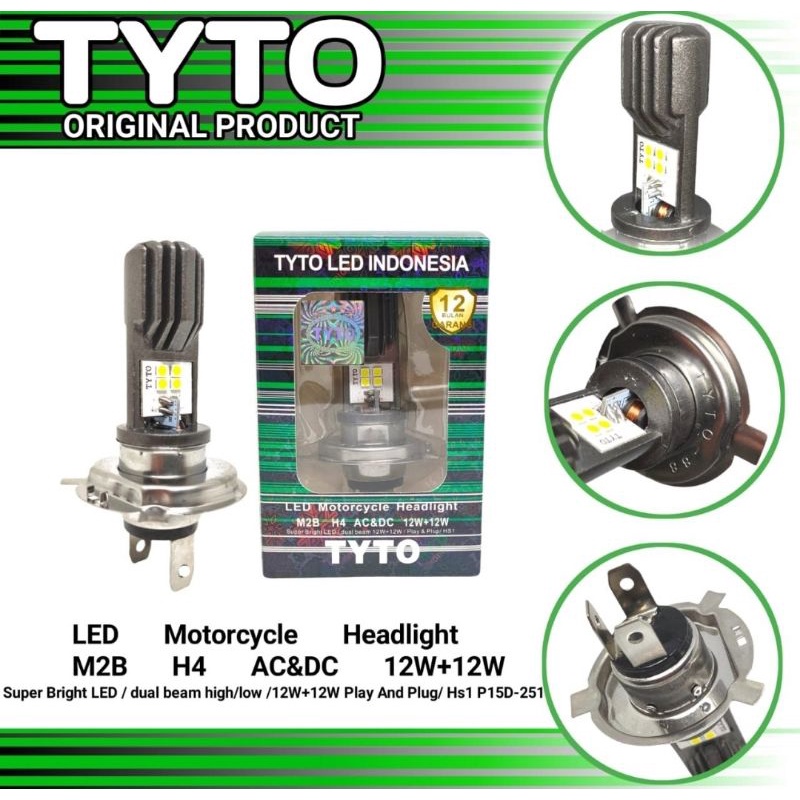 TYTO BOHLAM LED VIXION/BOHLAM LED SCOPY/LAMPU DEPAN LED VIXION/TYTO