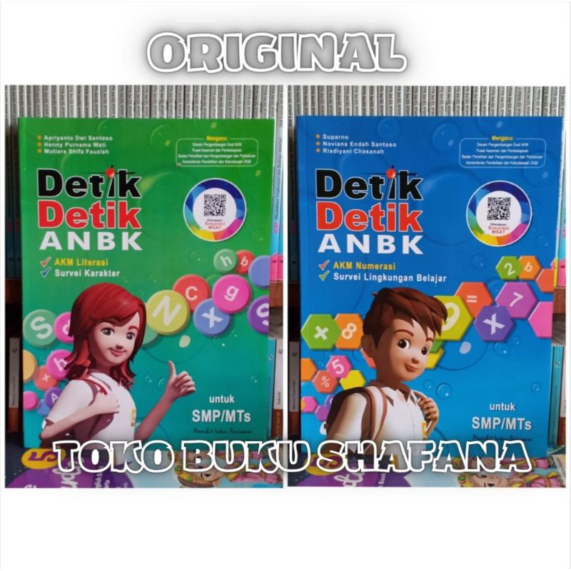 PAKET BUKU DETIK DETIK ANBK AKM NUMERASI &amp; LITERASI UNTUK SMP/MTs INTAN PARIWARA