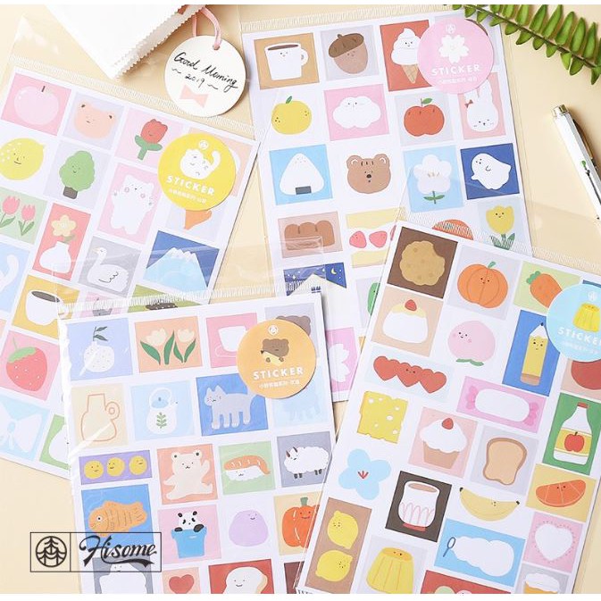 

HISOME SMALL THINGS FUN SERIES STICKER - cute fun planner deco diary lucu