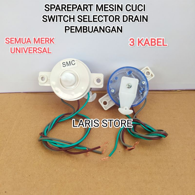 SELEKTOR BULAT 3 KABEL MESIN CUCI / SELECTOR DRAIN MESIN CUCI SEMUA MERK UNIVERSAL