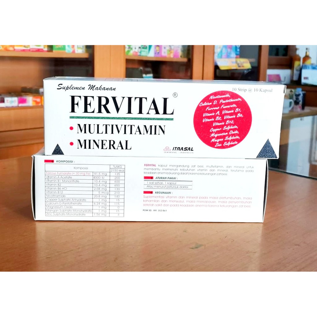 Fervital Box 100 Tablet