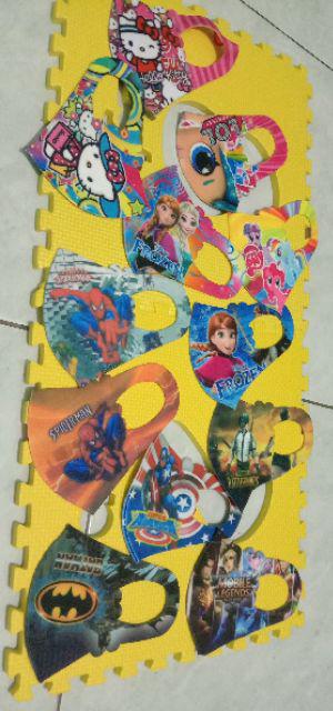 Masker Scuba Anak Full Motif Premium