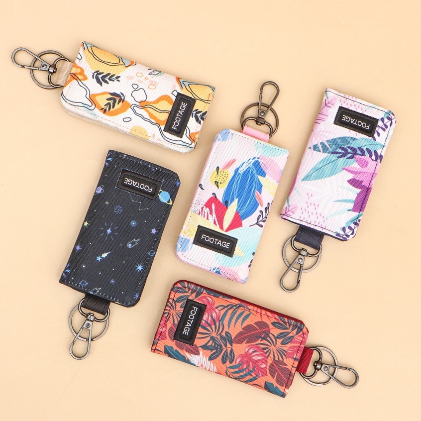 Dompet STNK E-TOLL SIM Mobil Motor Gantungan Kunci Motif Premium Footage Keychain GK-02 Februari Series