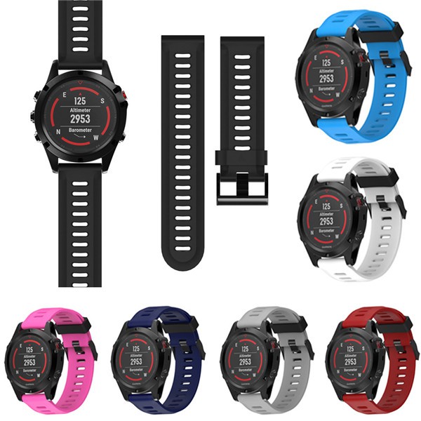 Strap 26mm Replacement Silicagel Soft Band For Garmin Fenix 5X