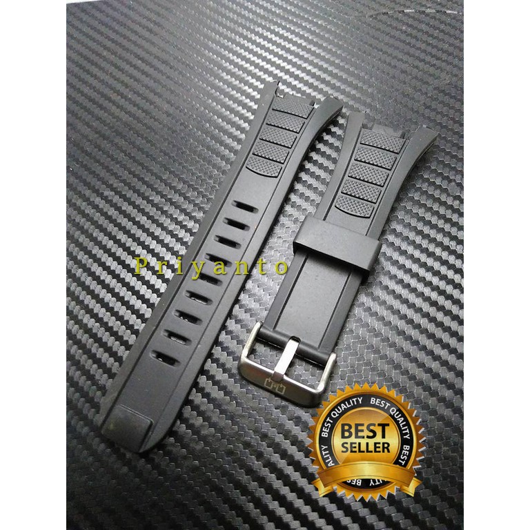 RUBBER STRAP TALI JAM TANGAN  KARET QQ Q&amp;Q M131 TALI JAM QQ Q&amp;Q M131